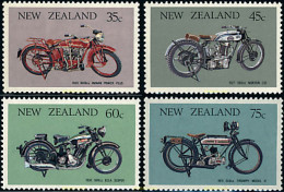 45460 MNH NUEVA ZELANDA 1986 MOTOCICLETAS ANTIGUAS - Motorbikes