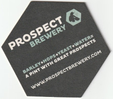 BEER MAT - PROSPECT BREWERY - A PINT WITH GREAT PROSPECTS - (Cat No 006) - (2014) - Sous-bocks