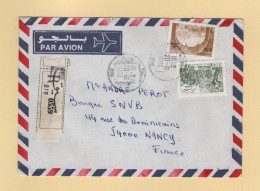 Algerie - Sig - 1990 - Recommande Par Avion Destination France - Algeria (1962-...)