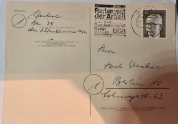 GANZSACHE MIT ERSTTAGSSTEMPEL / SIEHE SCAN - Private Postcards - Used