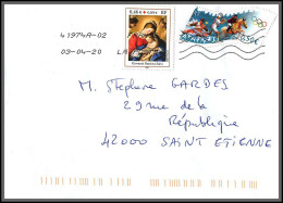 95332 - Premier Confinement COVID - France 3/4/2020 Montigny-le-Bretonneux Pour St Etienne Ioire - Briefe U. Dokumente