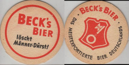 Y5005138 Bierdeckel Rund - Becks - Sous-bocks