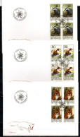 LIECHTENSTEIN - 1993 - 3 BUSTE FDC - CACCIA - FIRST DAY COVER - FDC