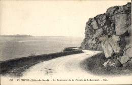 CPA Paimpol (C Du N) Le Tournant De La Pointe De L'Arcouest - Paimpol