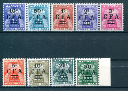 France/Réunion Taxe - Yvert 36-44 Neuf** Sans Charn./MNH - Postage Due