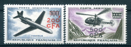 France/Réunion Aérienne - Yvert PA56/57 Neuf** Sans Charn./MNH - Posta Aerea