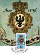 (RECTO / VERSO) ALLEMAGNE - CARTE MAXIMUM - 1975 - POST OFFICE SIGN - ENSEIGNE POSTALE - 1961-1980