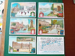 Original Old Cards Chromos Liebig  S 1042 Environs De Paris Complet - Liebig