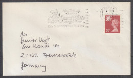 GB- Wales: 1994, Fernbrief In EF, Mi. Nr. 65, 25 P. Königin Elisabeth II, Nach Bremerförde.     MWStpl. BELFAST - Wales