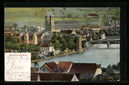 AK Säckingen, Ortsansicht Mit Brücke - Bad Säckingen