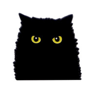 Pin's Pins Chat Noir Black Cat (Réf 1) - Dieren