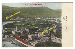 Huy Quartier St Saint Hilaire CPA Colorisee RARE - Huy