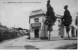 62  SAINT POL SUR TERNOISE Rue Du Pont Simon Cours Mécanique Agricole - CPA  N/B 9x14 TBE Neuve - Saint Pol Sur Ternoise