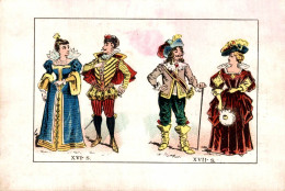 CHROMO AU PETIT PARIS LINGERIE BONNETERIE A TOURS / COSTUMES XVIè S. XVIIè S. - Other & Unclassified