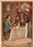 CHROMO ALCOOL DE MENTHE DE RICQLES / QUELQUES GOUTTES D'ALCOOL DE MENTHE DE RICQLES APRES CHAQUE REPAS - Other & Unclassified