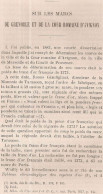 Sur Les Marcs De Grenoble Et De La Cour Romaine D'Avignon - Livres & Logiciels
