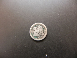 Guatemala 1/2 Real 1879 Silver - Guatemala