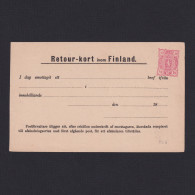 FINLAND 1883, Mi #RS6, Return Receipts, Unused - Briefe U. Dokumente