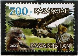 Delcampe - Kazakhstan 2024 . Falconry. UNESCO. 1v. - Kazakhstan