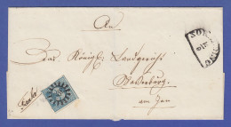 Bayern 1850 Gute Mi.-Nr. 2 I Auf Kpl. Briefhülle Von Zorneding  Nach Wasserburg - Altri & Non Classificati