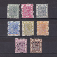 GOLD COAST 1884, SG# 11-19, CV £190, Wmk Crown CA, Part Set, MH/Used - Costa D'Oro (...-1957)
