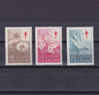FINLAND 1954, Sc #B126-B128, Insects, MH - Ungebraucht