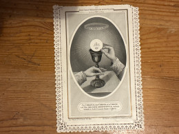 Souvenir Ordination Sacerdotale Werner De Heen 1900 Nottingham Première Messe Liege Dames Auxilliatrices Ames Purgatoire - Communie