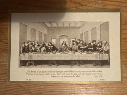 Souvenir Première Communion Pauline Bauchau Communion Solennelle Mathilde Bauchau Monastere Du Route Bruxelles 1921 - Communie