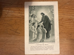 Souvenir Première Communion Hélène & Pierre Lemaire Chapelle Enfant Jesus Louvain 1921 - Communie