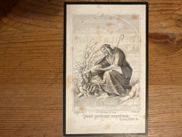Dame Clemence Thérèse Francoise De Wouters De Bouchout Nee Van Der Maelen *1828+1889 Château Roosbeek Louvain Imp - Communie