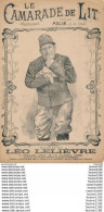 Partition Le Camarade De Lit Monologue Créé Par Polin De La Scala Paroles De Léo Lelièvre ( La Poésie Du Brosseur ) - Liederbücher