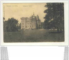 Carte Des Environs De Ciney Château De Taviet ( état Moyen Dommage Car Peu Courante )  ( Recto Verso ) - Ciney