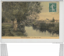 Carte Toilée Et Colorisée De Ligny Le Châtel   Les Bords  Du Serin  ( Recto Verso ) - Ligny Le Chatel