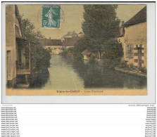 Carte Toilée Et Colorisée De Ligny Le Châtel  Usine électrique  ( Recto Verso ) - Ligny Le Chatel