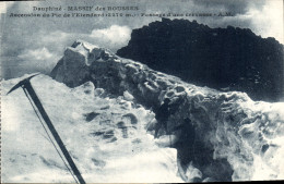 CPA Dauphine Massif Des Rousses Ascenalon Du Pic De L'Etendard Passage D'une Crevasse - Rhône-Alpes