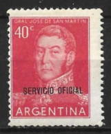 ARGENTINA...." 1955.."....OFFICAL.....40c....SG0870........MH..... - Unused Stamps