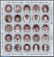 Nepal 2007 Martyrs 25v M/s, Mint NH - Nepal