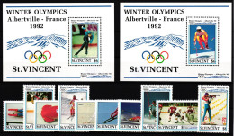 St. Vincent 1949-1958 Und Block 202 Und 203 Postfrisch Olympische Spiele #IH711 - St.Vincent Y Las Granadinas
