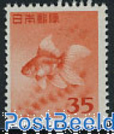 Japan 1952 Definitive, Goldfish 1v, Mint NH, Nature - Fish - Nuovi