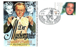(RECTO / VERSO) ALLEMAGNE - ENVELOPPE - 2000 - CACHET SINDELFINGEN 1 - HANS ALBERS - BEAU TIMBRE DE HEINZ RÜHMANN - Covers & Documents