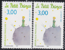 V19536 Variété : N° 3177 Le Petit Prince Bleu Clair Au Lieu De Bleu + Normal ** - Unused Stamps
