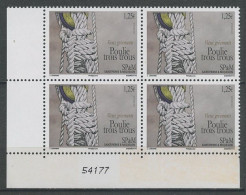 SPM Miquelon 2013  N° 1067 ** Bloc De 4 Coin Numéro Neuf MNH  Superbe  Poulie Trois Trous Vieux Gréements Bateaux Ships - Ongebruikt