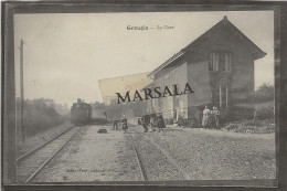 4 CPA Gare De L'Aisne  Grougis,Agnicourt,Etreaupont,Barenton Bugny (Barenton= Angle HD Réparé Rigide) - Altri & Non Classificati