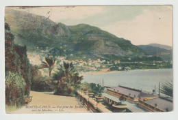 Monaco - Monte-Carlo - Vue Prise Des Jardins Vers Les Moulins - Monte-Carlo