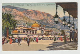 Monaco - Monte-Carlo - La Place Du Casino Et Le Café De Paris - Monte-Carlo