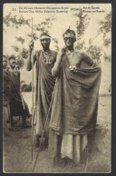 CPA Ruanda Afrique Noire Musinga Le Roi Royalty Voir Scan Du Dos Entier Postal Surchargé Belgique Allemagne - Rwanda