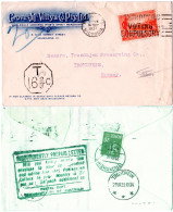 Australien 1934, 2d Auf Firmenbrief V. Melbourne M. Rücks. Norwegen Portomarke - Oceania (Other)