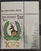 Bosnia Sarajevo - 100 Years Of The Hunting Association 2025 Mnh - Bosnien-Herzegowina