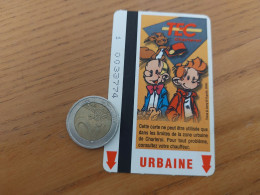 Ticket De Transport (bus) TEC - URBAINE - BD SPIROU DUPUIS 2000 (Fantasio, Spip Et Spirou) - ( Charleroi, Belgique) - Europa