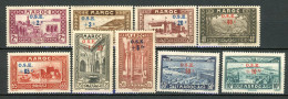 CG-22  Maroc N° 153 à 160 * Sauf 159 + PA 41 + 42 . A Saisir !!! - Neufs